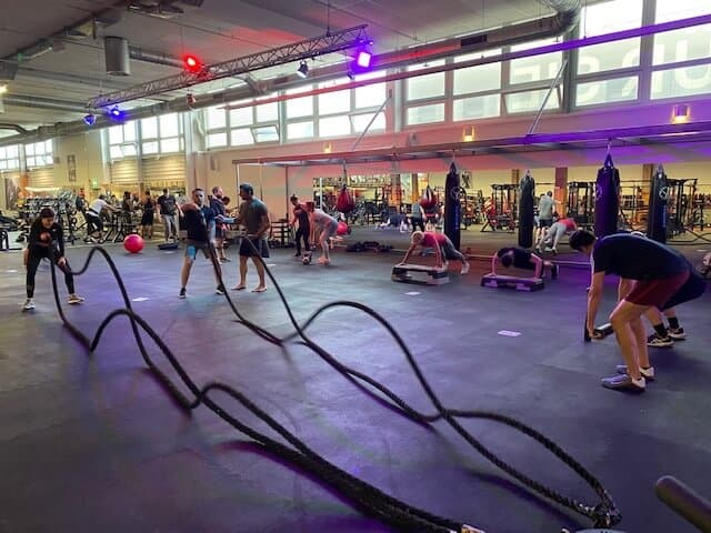 Neue Functional und Group Fitness Fläche