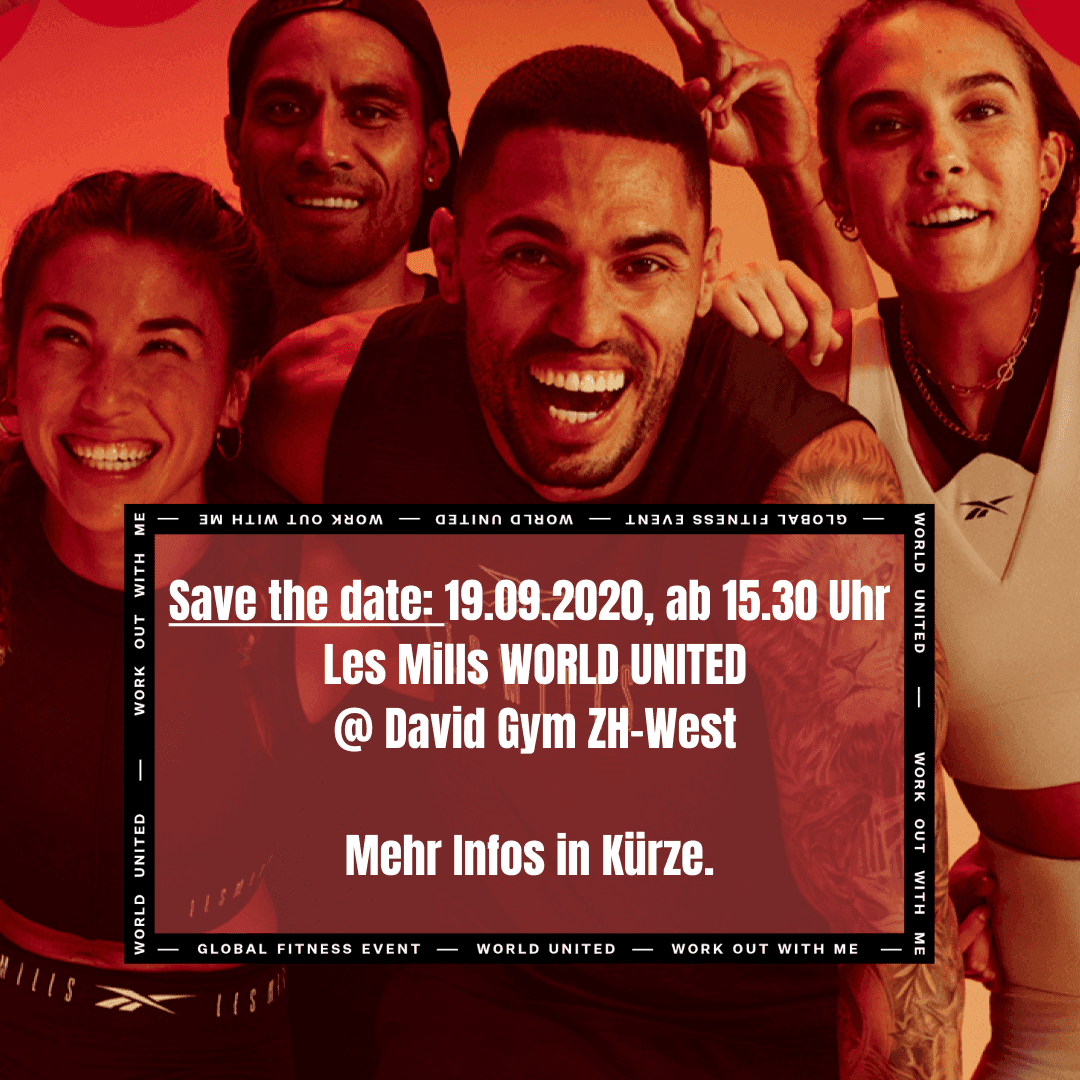 SAVE THE DATE «LES MILLS WORLD UNITED»