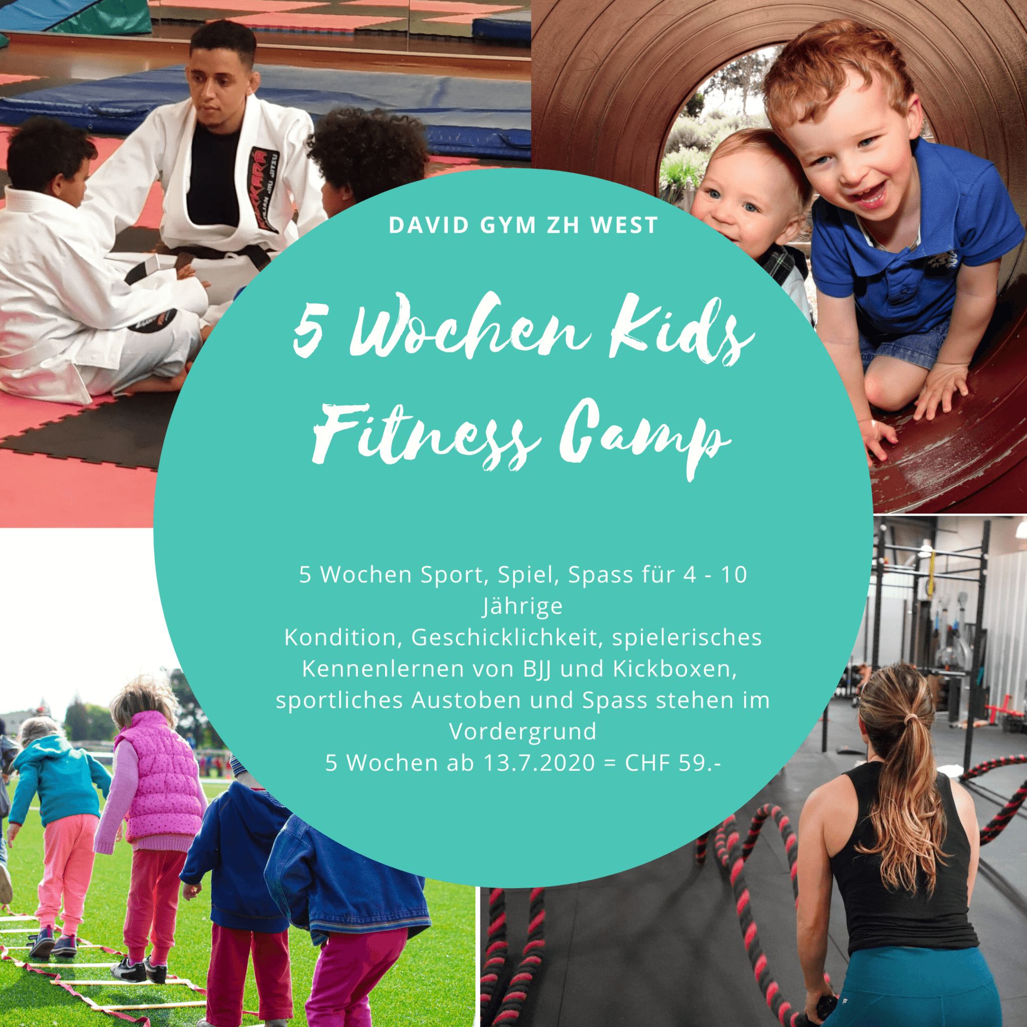 5 Wochen Kids Fitness Camp David Gym Zürich